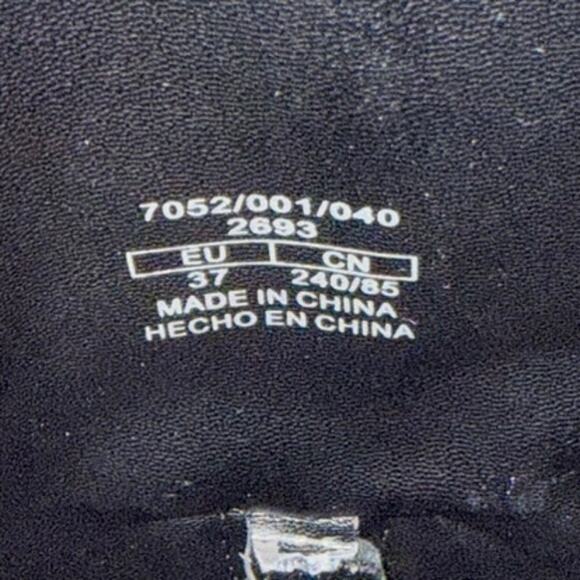 ZARA Leather Knee High Boots Zipper inside Sz 6.5 - Picture 6 of 6